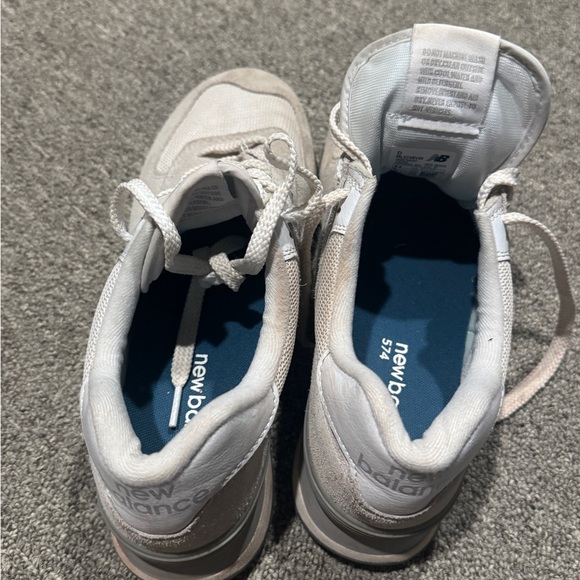 New Balance 574 Gray Sneakers - Picture 3 of 4